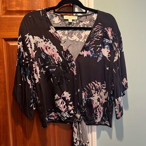 Lovestitch tie waist top